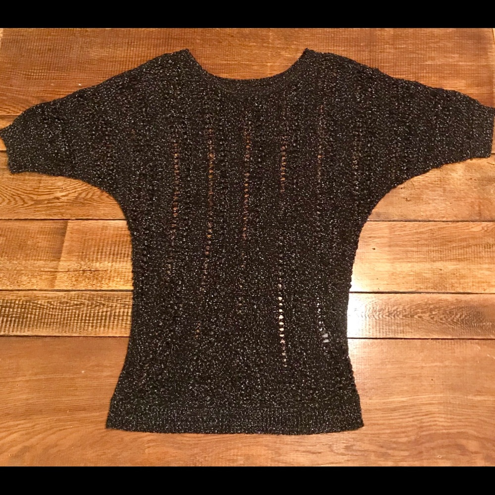 Express Size Med Dolman Sleeve Loose Knit Sweater